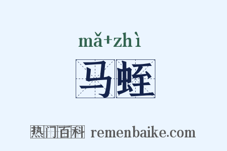 马蛭是什么意思的图片